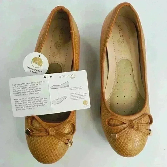 Goldtoe Comfort Memory Foam Insoles Women Tie Flat - Picture 3 of 10